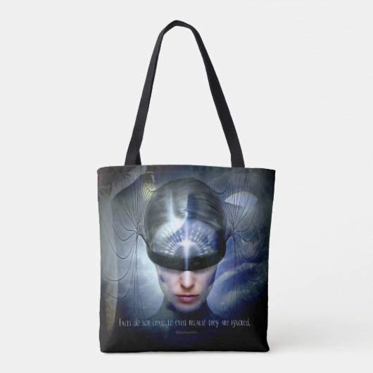 真実はトートバックあり終えません トートバッグ (裏面)