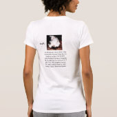 真実はフィクション-酪農場より病気です Tシャツ (裏面)