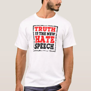 真実はヘイトスピーチです Tシャツ