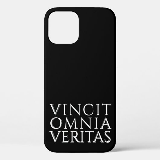 真実は全てを征服する VINCIT OMNIA VERITAS ケース・メイト iPhone ケース Case-Mate iPhoneケース (裏面)