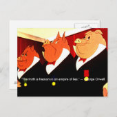 真実は反逆です ポストカード (正面/裏面)