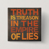 真実は反逆です 缶バッジ (正面)