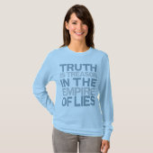 真実は反逆のワイシャツです Tシャツ (正面フル)