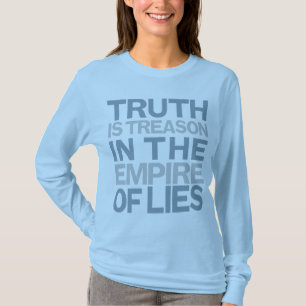 真実は反逆のワイシャツです Tシャツ