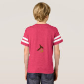 真実は子供の金ゴールドの半分の袖を超越します Tシャツ (裏面フル)