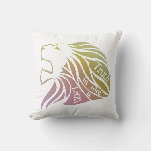 真実は獅子の如し クッション (正面)