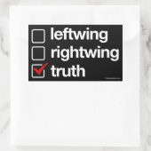 真実は答えステッカー 長方形シール (バッグ)