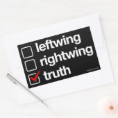 真実は答えステッカー 長方形シール (封筒)