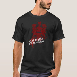 真実は自由になる(みんな基本的なTシャツ) Tシャツ