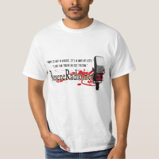 真実は選択尊敬します無線のロゴのティーをではないです Tシャツ