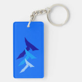 真実は青いkeychainを超越します キーホルダー (裏面)