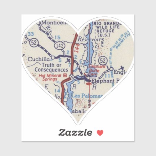 真実または結果のヴィンテージマップ シール (シート)