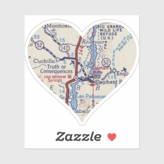 真実または結果のヴィンテージマップ シール (シート)