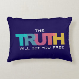 真実を信じれば自由になる アクセントクッション