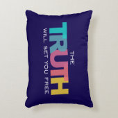 真実を信じれば自由になる アクセントクッション (正面(垂直))