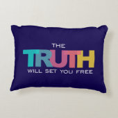 真実を信じれば自由になる アクセントクッション (裏面)