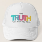 真実を信じれば自由になる キャップ (正面)
