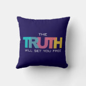 真実を信じれば自由になる クッション (裏面)