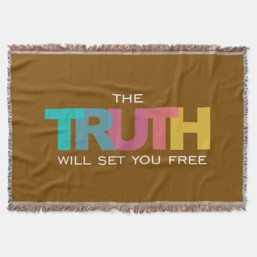 真実を信じれば自由になる スローブランケット (正面)