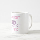 真実を守り、続けはっきりした：恐れを知らない本物» コーヒーマグカップ (正面右)