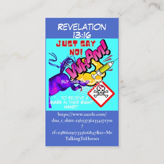 真実を広める呼び出しカード コーリングカード (裏面)