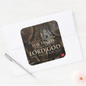 真実を求めて戦う スクエアシール (封筒)