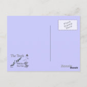 真実を言えば君は自由になる ポストカード (裏面)