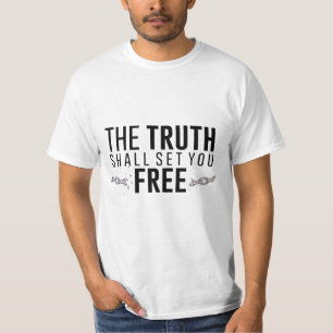 真実を言えば君は自由になる Tシャツ
