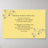 真実を語り尽くすが斜めに語る ポスター (正面)