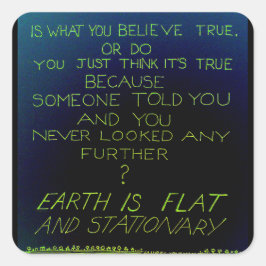 真実ステッカー スクエアシール