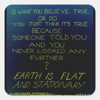 真実ステッカー スクエアシール