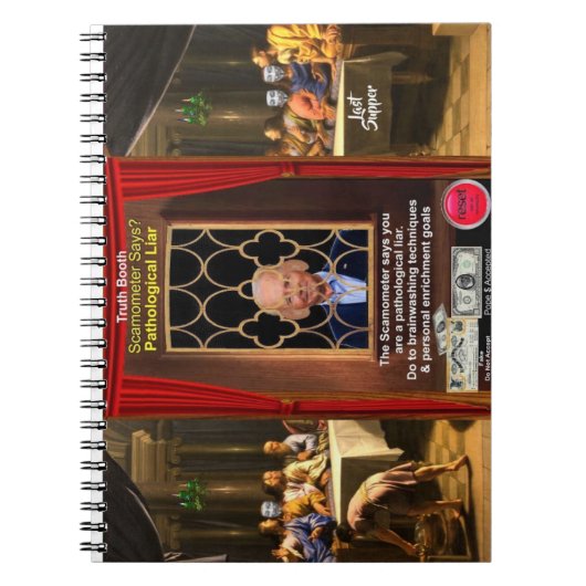 真実ブース ノートブック (正面)