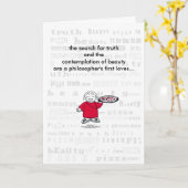 真実及びピザの調査! カード (黄色い花)