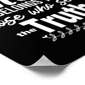 真実感動的引用文 ポスター (角)