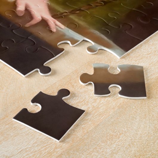 真実来は彼女の井戸から – Jean-Leon Gerome ジグソーパズル (側面)