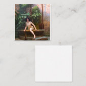 真実来は彼女の井戸から – Jean-Leon Gerome スクエア名刺 (正面/裏面)