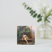 真実来は彼女の井戸から – Jean-Leon Gerome スクエア名刺 (スタンド正面)