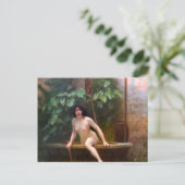 真実来は彼女の井戸から – Jean-Leon Gerome ポストカード (スタンド正面)