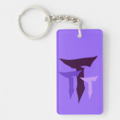 真実紫色KEYCHAIN キーホルダー (正面)