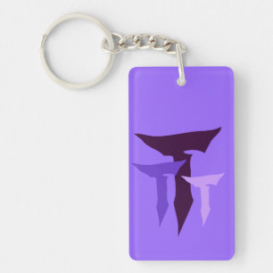 真実紫色KEYCHAIN キーホルダー