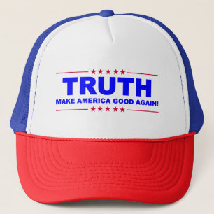 真実-アメリカをよく再度させて下さい! 帽子