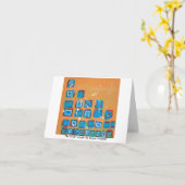 「真実」グリーティングカード カード (黄色い花)