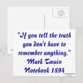 真実 ポストカード (正面/裏面)