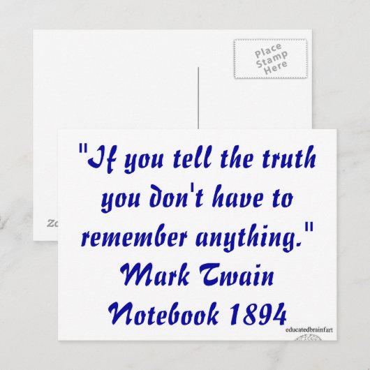 真実 ポストカード (正面/裏面)