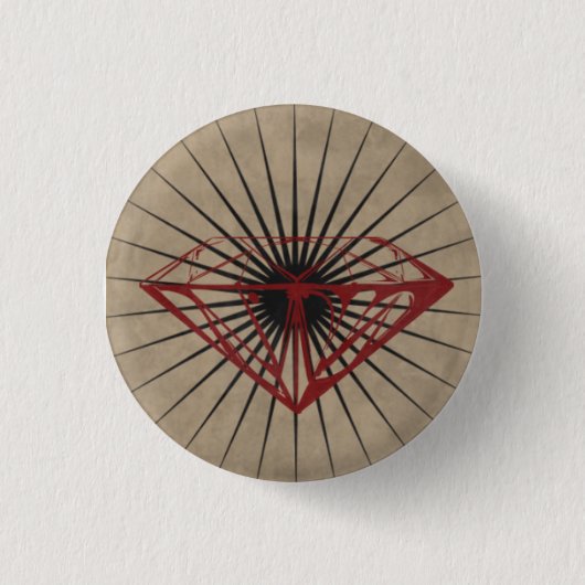 真実Pinの大臣 缶バッジ (正面)