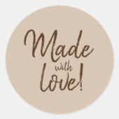 真心を込めて- ラウンドシール (正面)