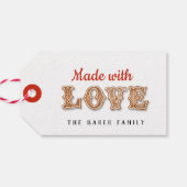 真心を込めて | Cookieギフトラベル ギフトタグ (裏面横)