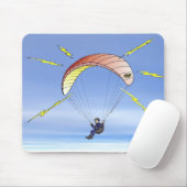 真意のParaglidersは起きています: マウスパッド (マウス)