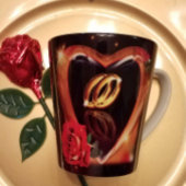 真愛の結婚式の日 カフェラテマグ