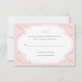 真愛の返信カード 招待状 (正面)